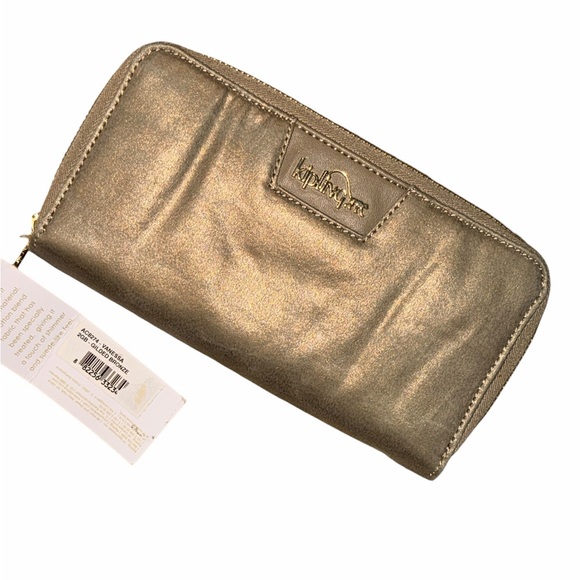 Kipling Dolan Handbag and Wallet Set Metallic Taupe - Picture 7 of 13